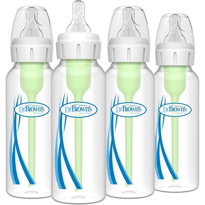 Dr. Brown's Natural Flow Anti-Colic Narrow Baby Bottle front view