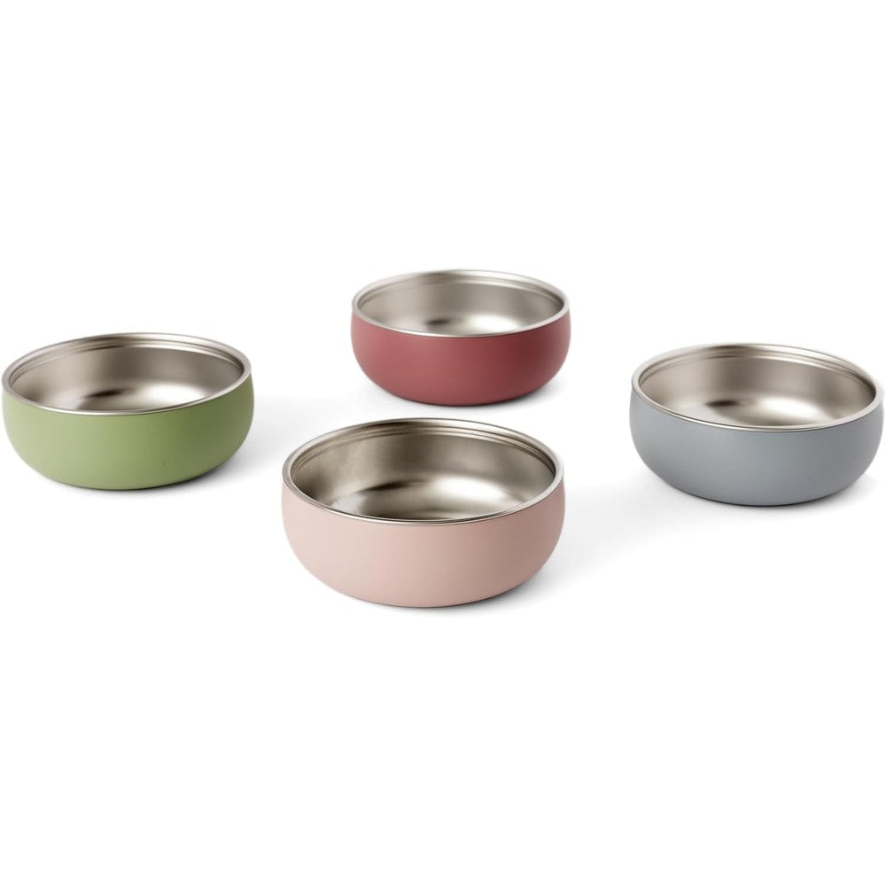 Monkey Proof stainless steel child bowl set front view