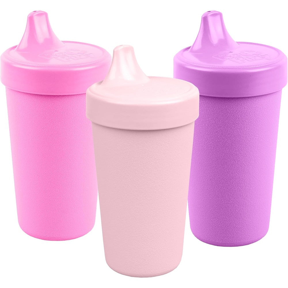 Re-Play spill proof sippy cups set of 3 princess pink front view