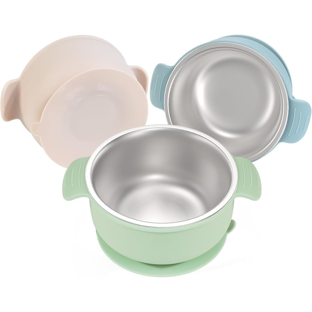 Bella's Friends stainless steel baby bowls set of three