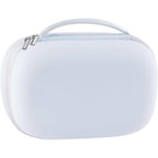 Gowing wearable breast pump case front view showcasing the durable white hard shell exterior protection.
