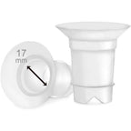 Maymom 17mm flange inserts for 24mm breast pump shields front view