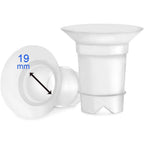 Maymom nineteen millimeter flange inserts front view pack of two