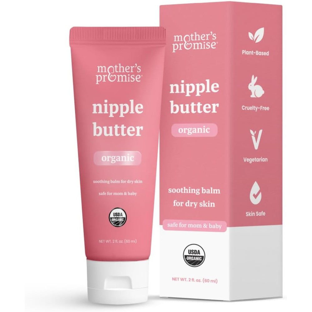 Earth Mama Organic Nipple Butter front view bottle