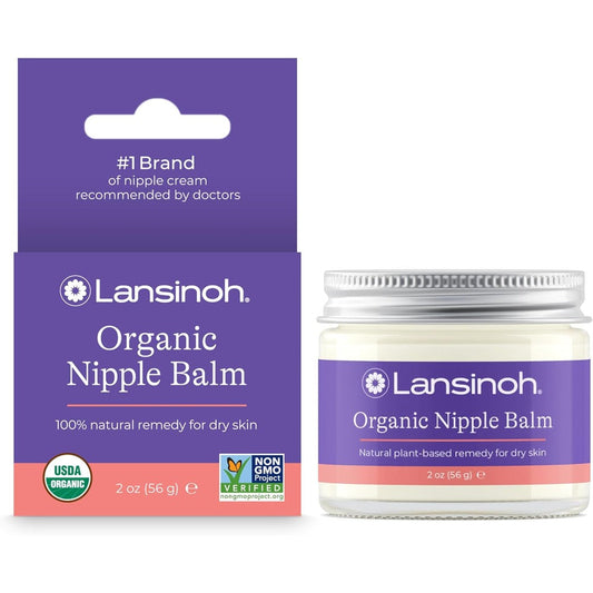 Lansinoh Organic Nipple Butter 2 Ounces front view