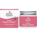 Earth Mama Organic Nipple Butter 2 fluid ounce jar front view