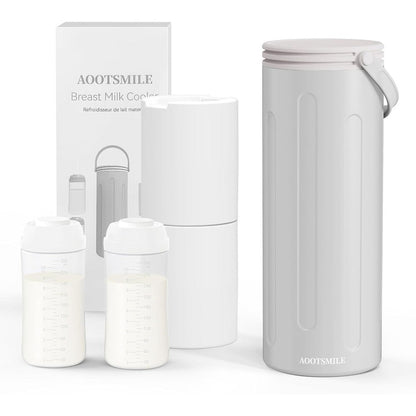 Lazyshine portable breast milk cooler front view