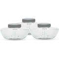 Elvie Pump breastmilk storage bottles 3 pack front view