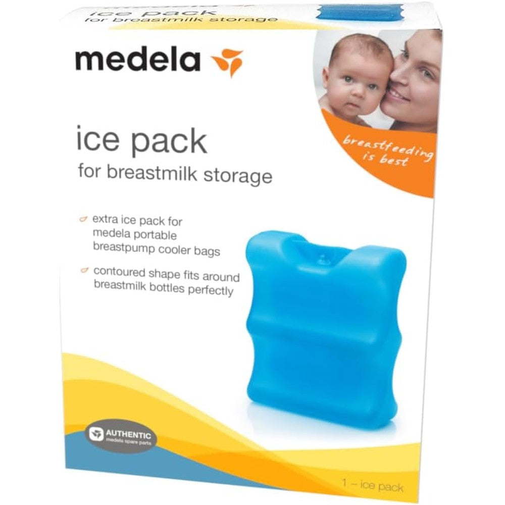 Medela Ice Pack For Breastmilk Storage Contoured Freezer Pack For Cooler Bags Compatible With Medela Bottles