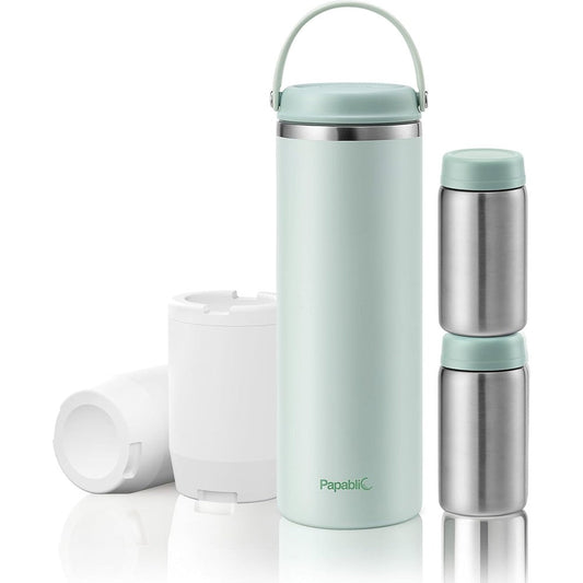 Papablic Innovative 360 Degree CapsuleChill Breastmilk Cooler front view