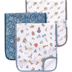 Copper Pearl Wizarding World baby burp cloths set of three