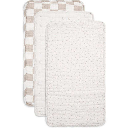 Nana Baby Organics muslin burp cloths front view