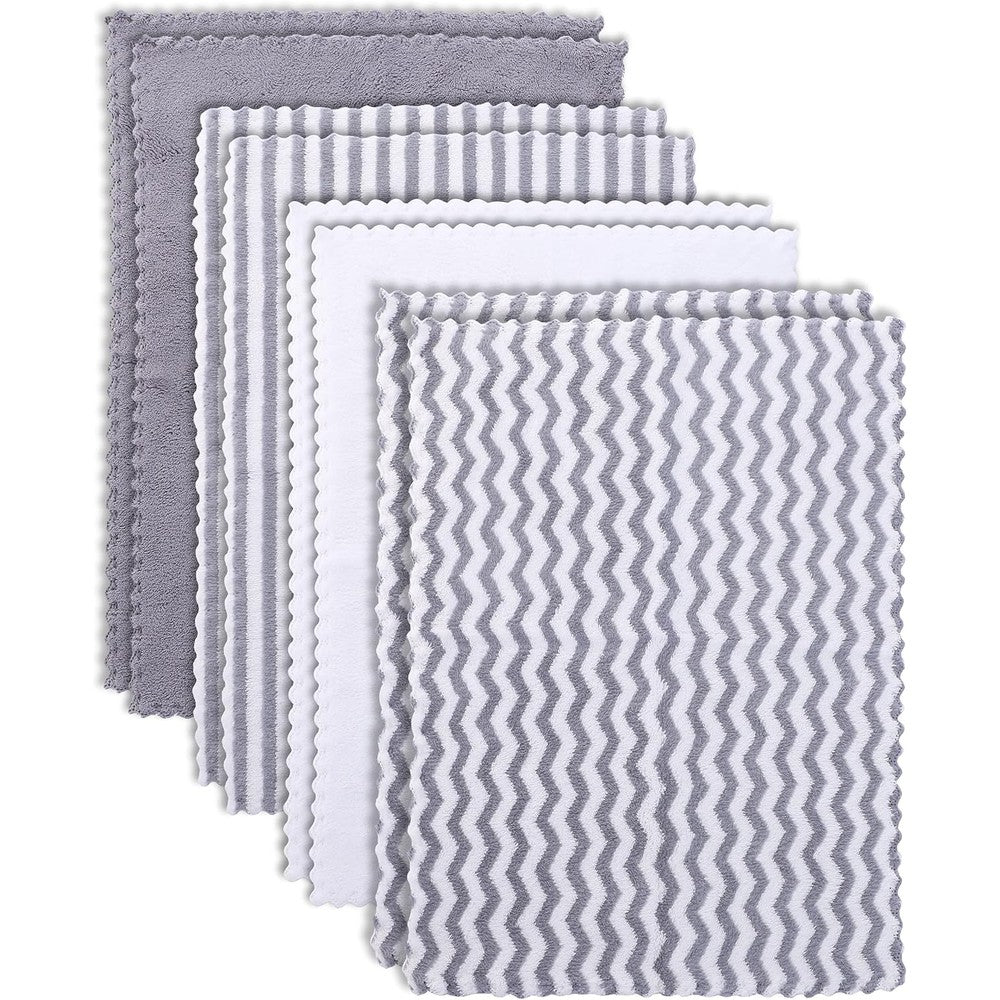 Bamboo Queen 8 pack baby burp cloths front view
