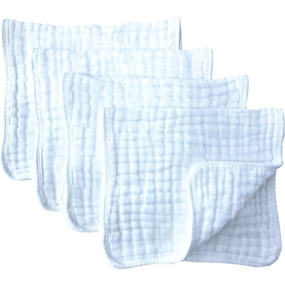 Synrroe muslin burp cloths front view