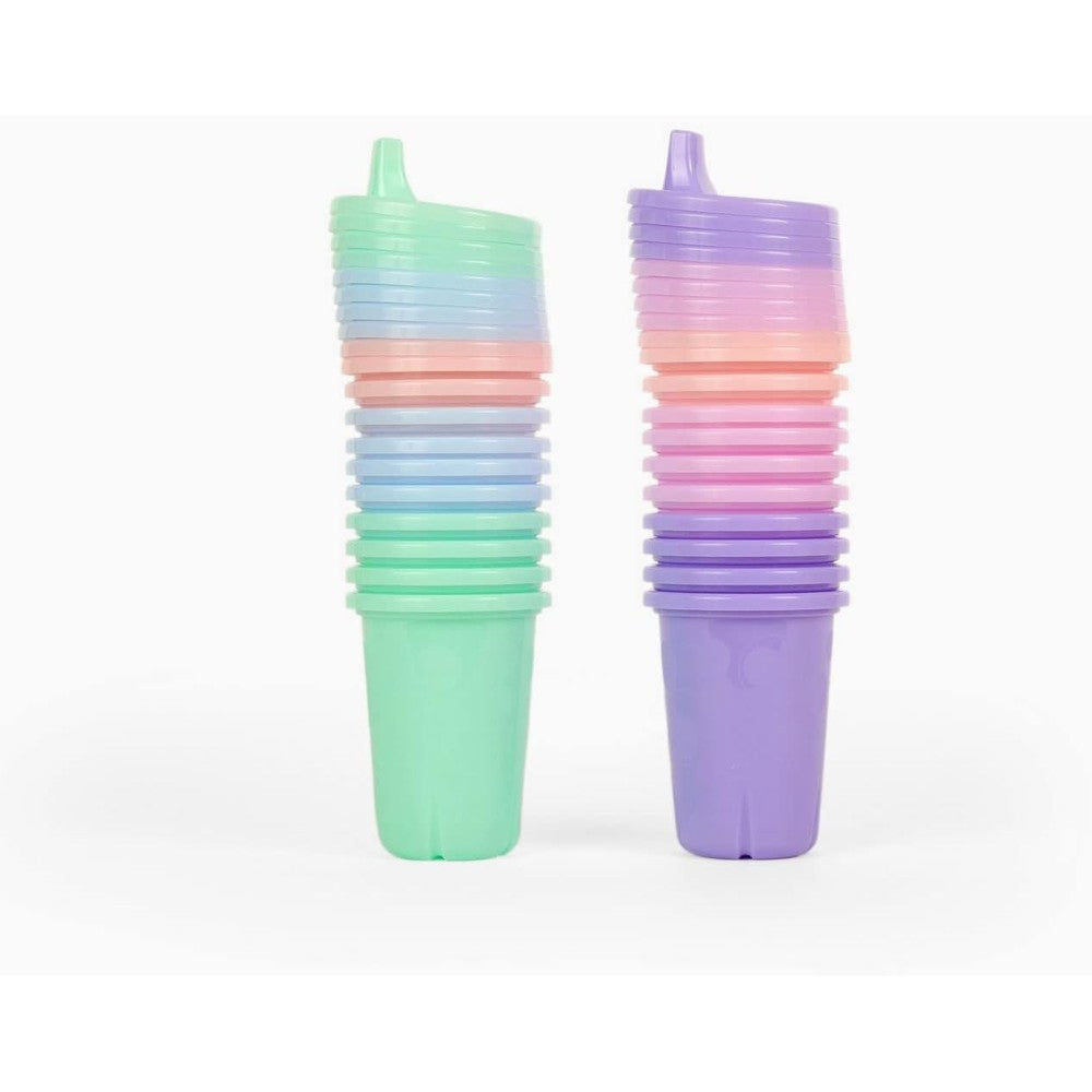 The First Years Take and Toss sippy cups front view showing the 20-piece value pack packaging.