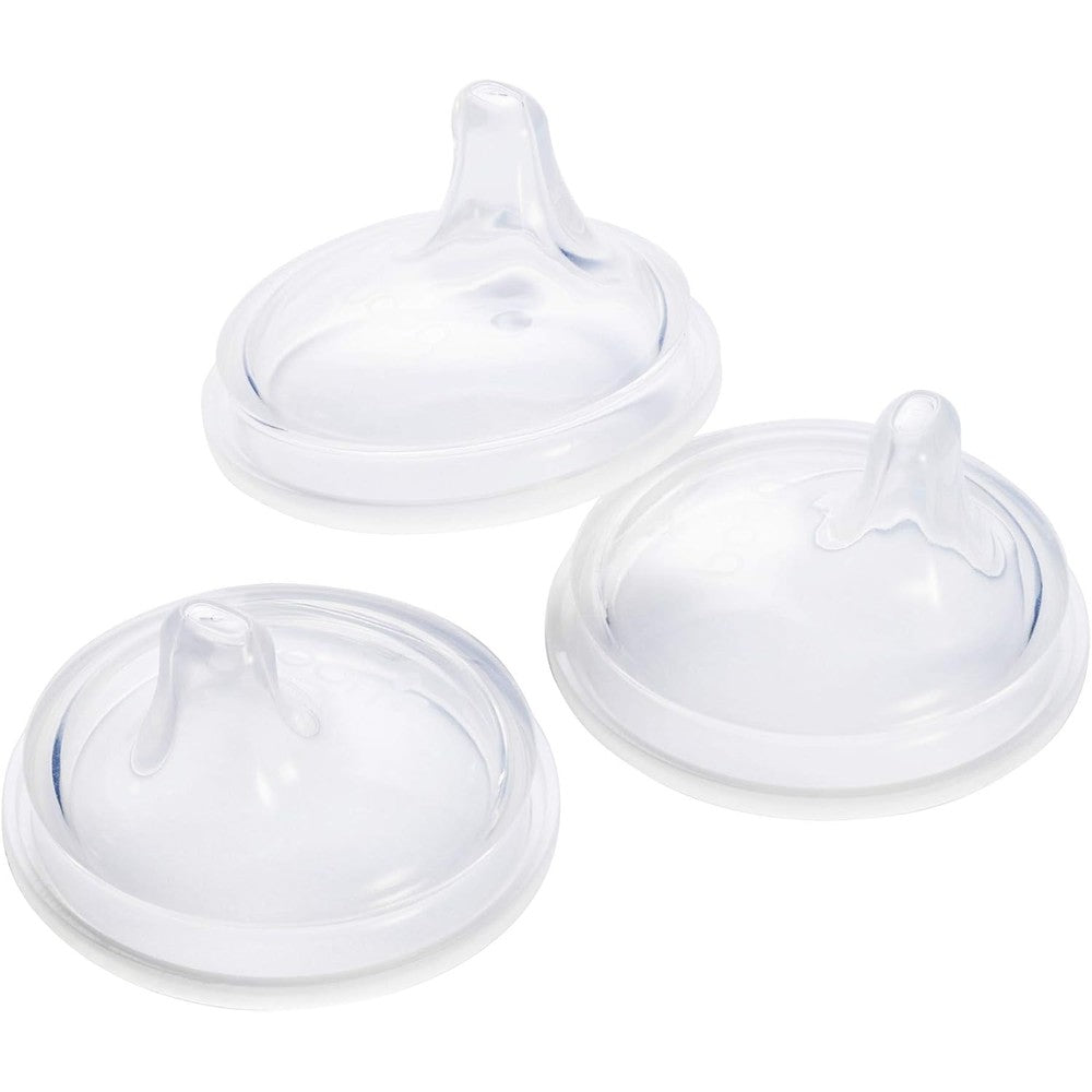 Boon NURSH silicone sippy cup lid pack front view premium transitional baby feeding accessory
