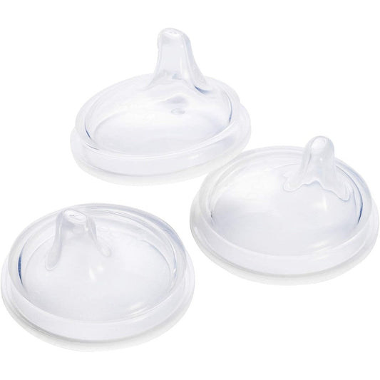 Boon NURSH silicone sippy cup lid pack front view premium transitional baby feeding accessory