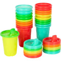 The First Years Take and Toss sippy cups front view rainbow color pack