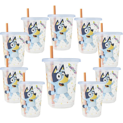 The First Years Bluey Take and Toss straw cups front view
