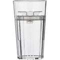Reflo Smart Cup Clear 1-Pack front view showing transparent design