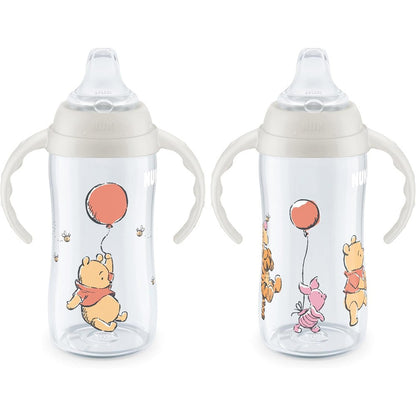 NUK Learner Cup Pooh Bear 10 fluid ounce pack of 2 front view