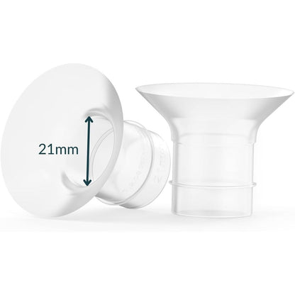 Ameda 21mm Breast Pump Flange Insert pair