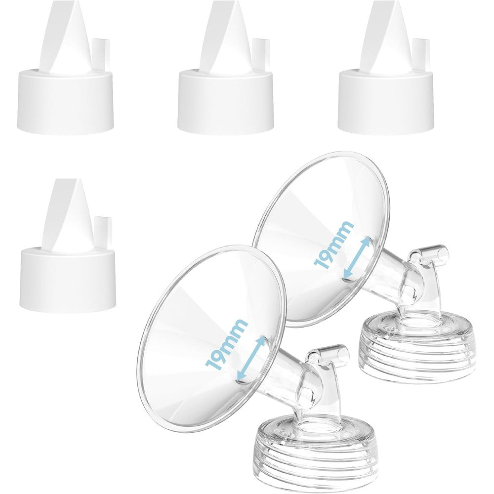 CubCare 19mm flange inserts and duckbill valves set for Spectra pumps
