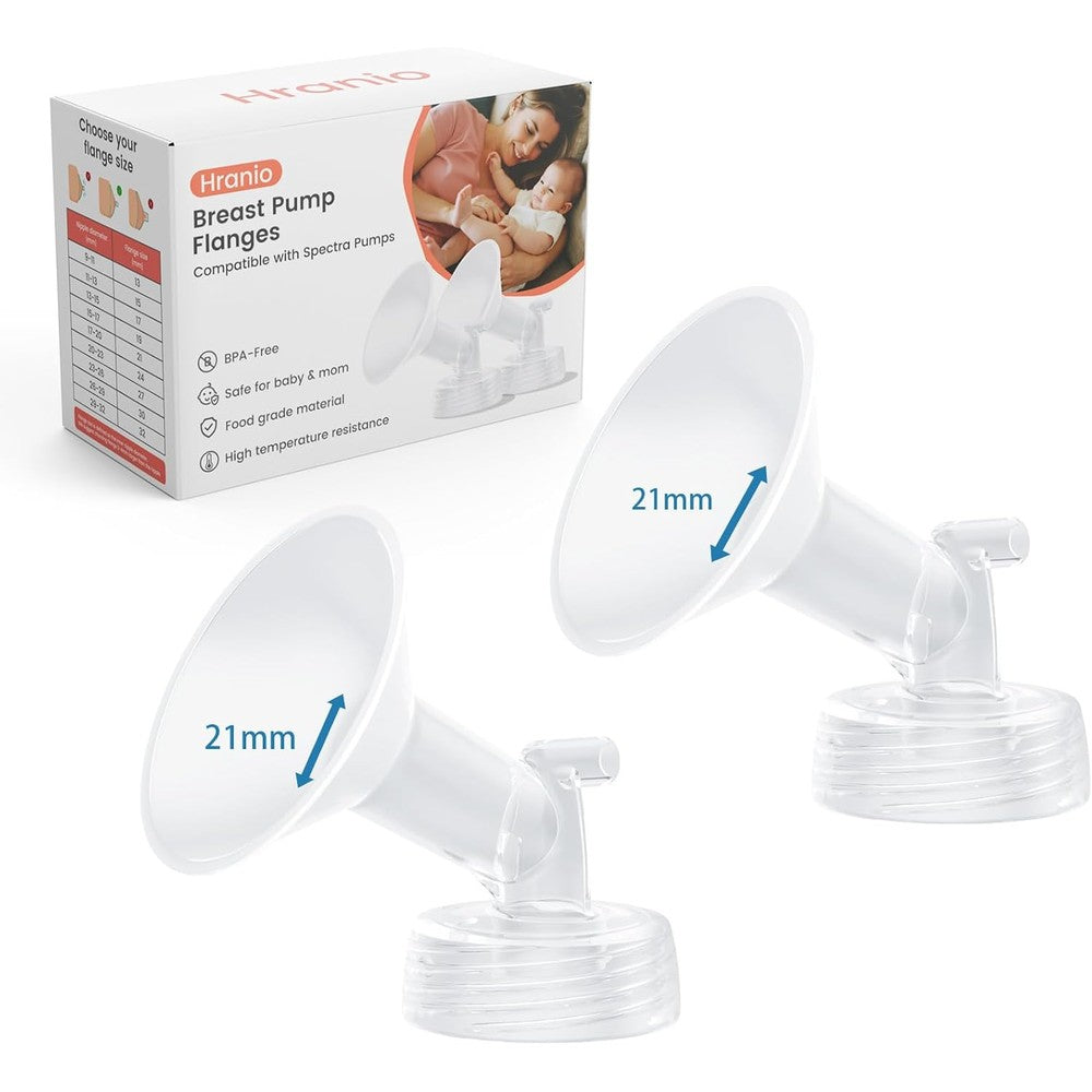 Nenesupply 21mm breast pump flanges front view