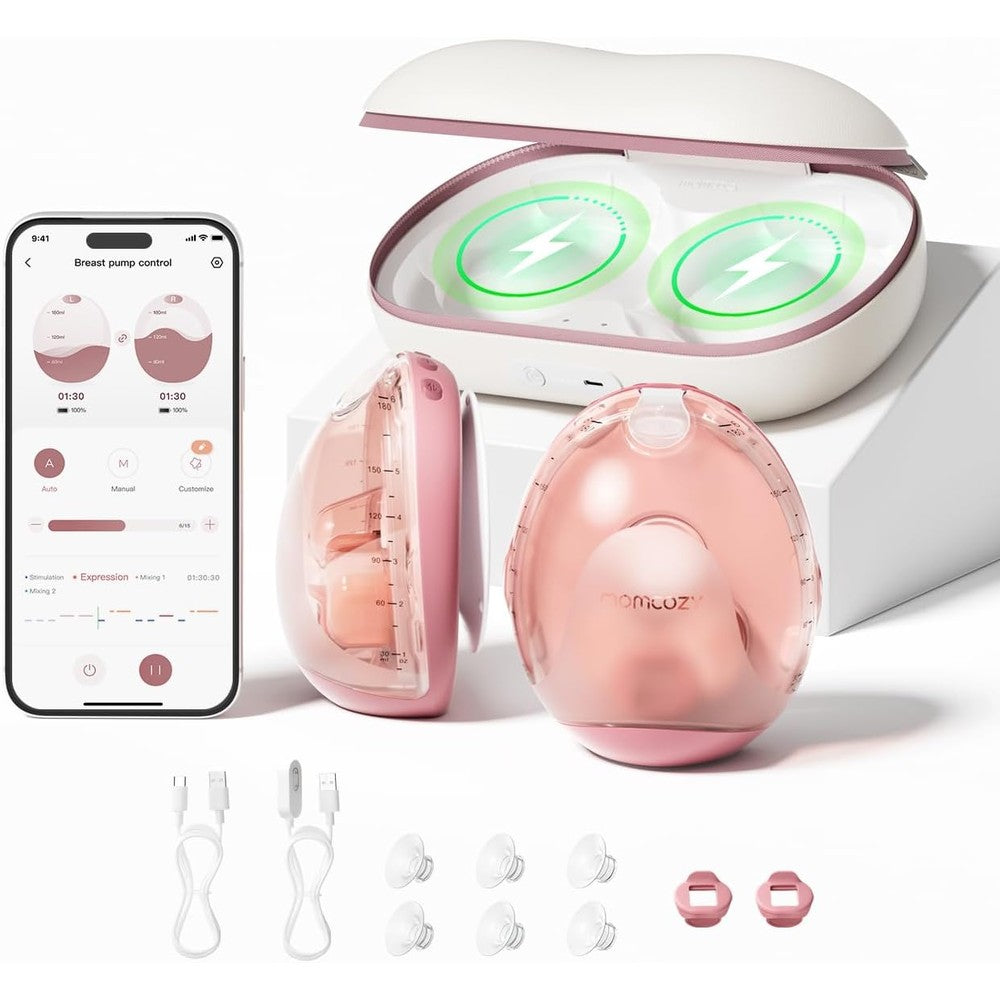 Momcozy Air 1 Ultra Slim breast pump front view