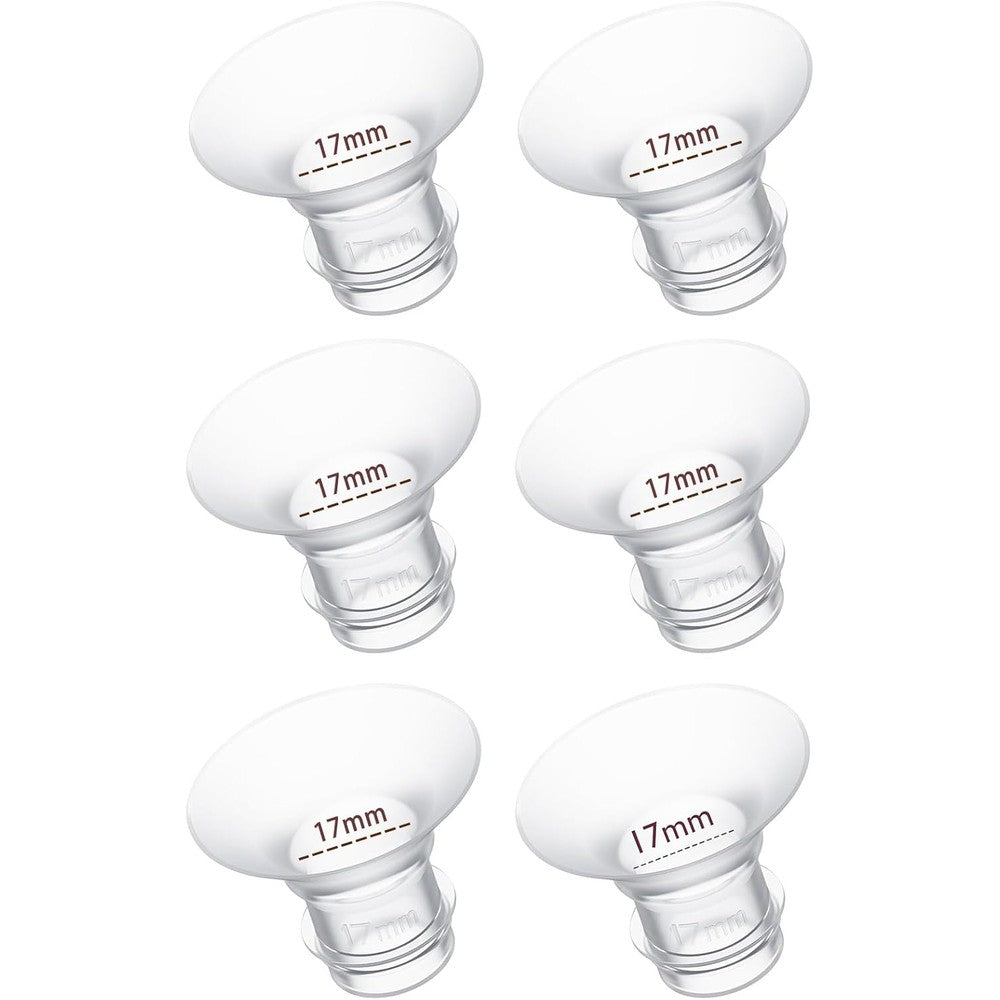 Mompmuir 17mm flange insert 6 piece set front view