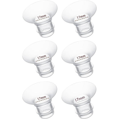 Mompmuir 17mm flange insert 6 piece set front view