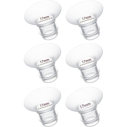 Mompmuir 17mm flange insert 6 piece set front view