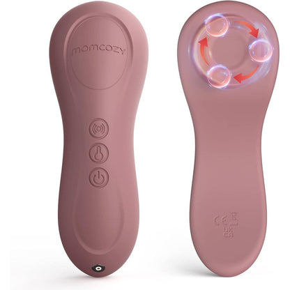 Momcozy Kneading Lactation Massager dusty rose front view