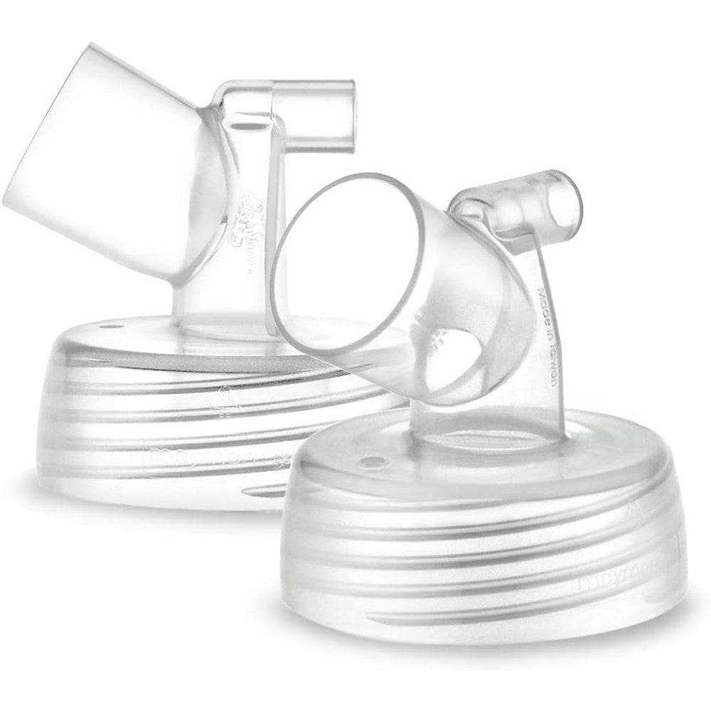 Maymom Wide Mouth Base Connector two pack front view