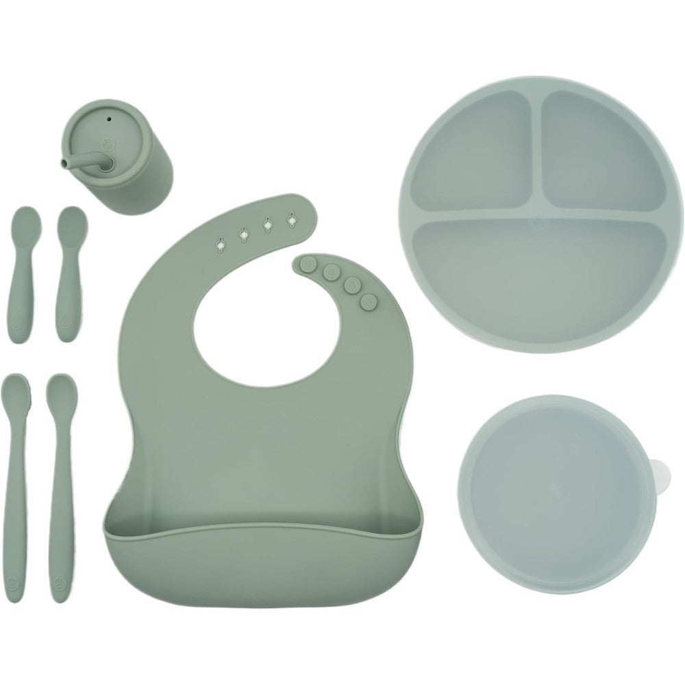 WeeSprout baby led weaning bundle green set
