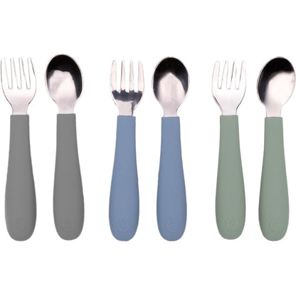 WeeSprout toddler utensils set front view