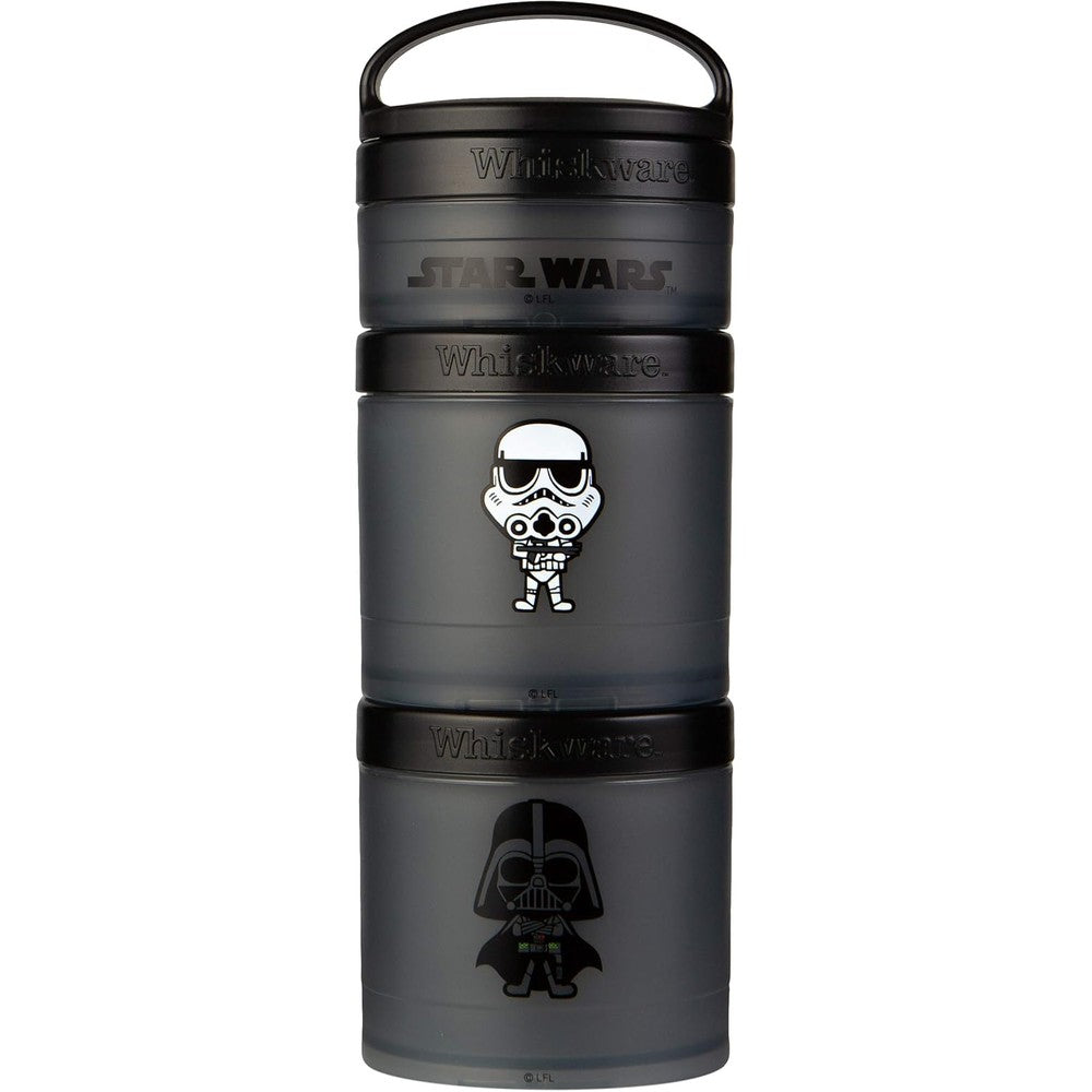 Whiskware Star Wars Stackable Snack Pack Darth Vader Storm Trooper front view