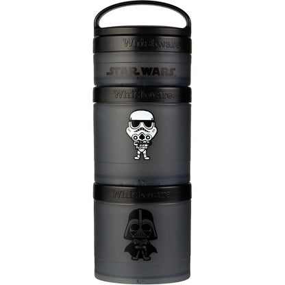 Whiskware Star Wars Stackable Snack Pack Darth Vader Storm Trooper front view