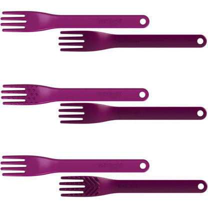 TalkTools Magenta Fork front view for oral sensory therapy
