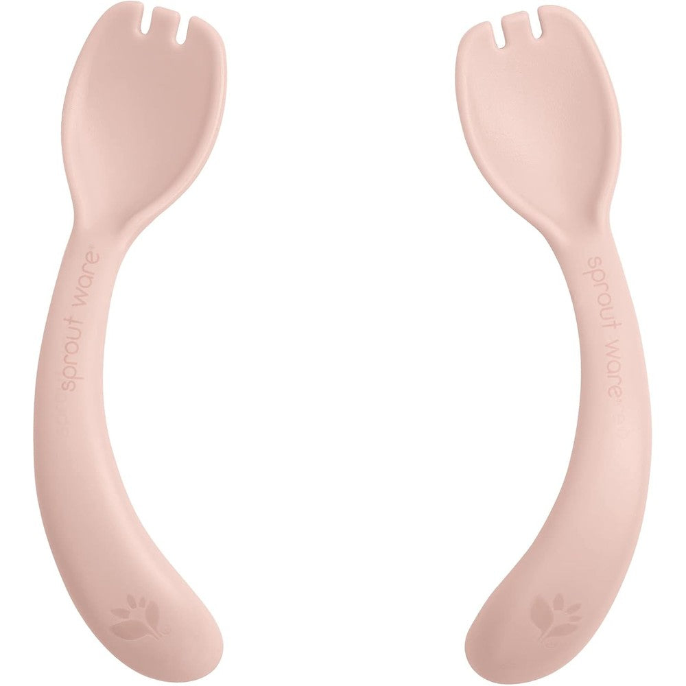 Green Sprouts Sprout Ware Handy Sporks Light Grapefruit front view