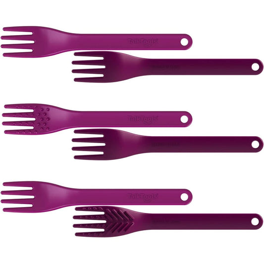 TalkTools Magenta Fork front view for oral therapy