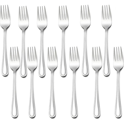 Lianyu 12 piece toddler fork set front view