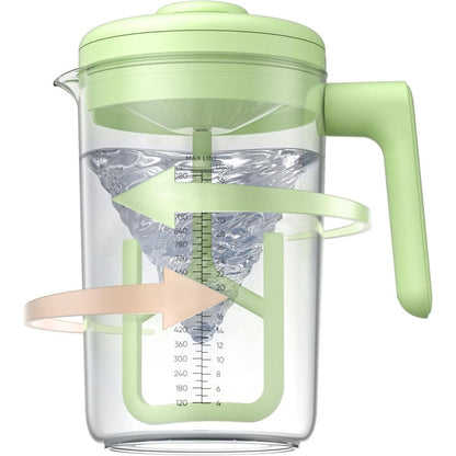 NehNeh Baby electric formula mixing pitcher green front view