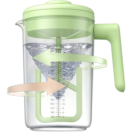 NehNeh Baby electric formula mixing pitcher green front view