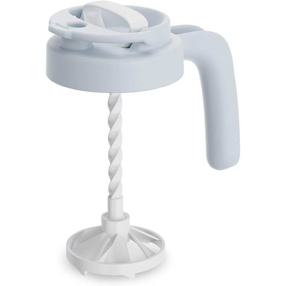 Papablic formula mixing pitcher lid blue front view for baby feeding preparation