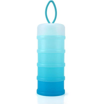 Excluzo Accmor baby formula dispenser front view stackable milk powder container
