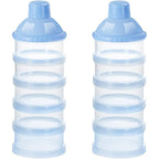 TARREXO Accmor formula dispenser front view showing blue five layer stackable container