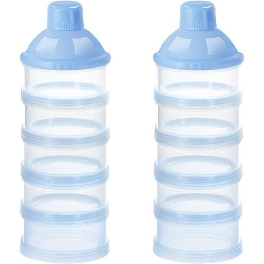 TARREXO Accmor formula dispenser front view showing blue five layer stackable container