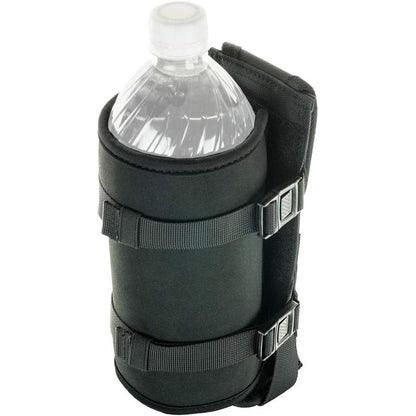 BrightLine Bags Side Pocket Echo black insulated bottle holder front view