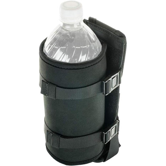 BrightLine Bags Side Pocket Echo black insulated bottle holder front view